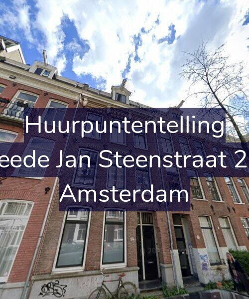 Foto gevel Huurpuntentelling voor Tweede Jan Steenstraat 24-1, Amsterdam