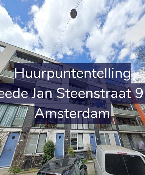 Foto gevel Huurpuntentelling voor Tweede Jan Steenstraat 91-A, Amsterdam