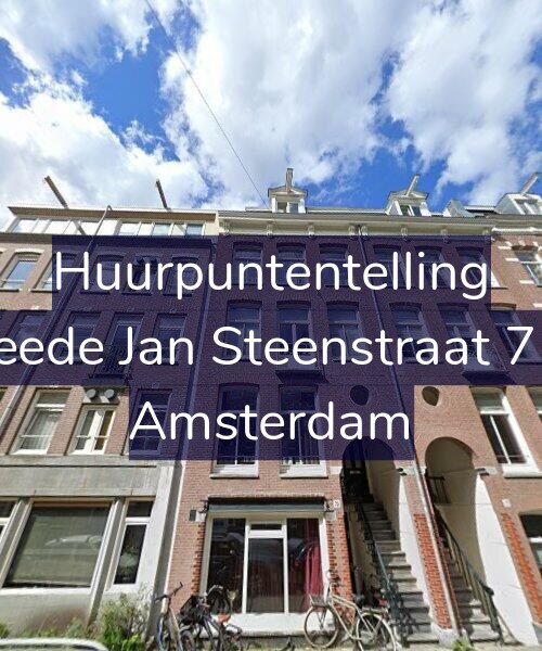 Foto gevel Huurpuntentelling voor Tweede Jan Steenstraat 75-A, Amsterdam
