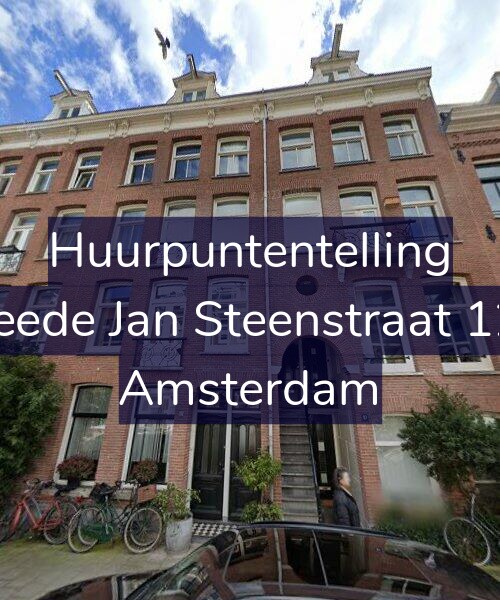 Foto gevel Huurpuntentelling voor Tweede Jan Steenstraat 12-H, Amsterdam