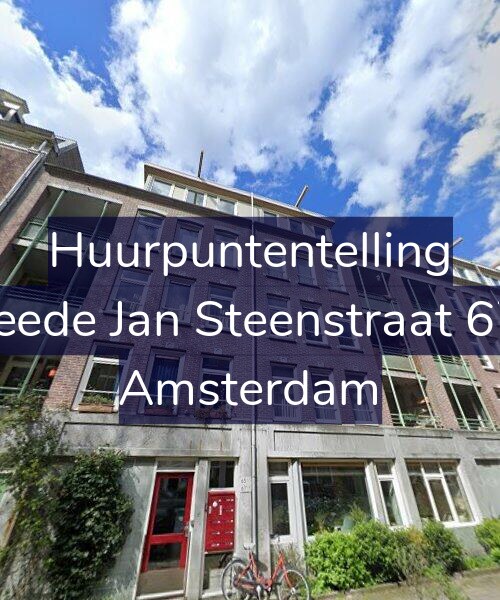 Foto gevel Huurpuntentelling voor Tweede Jan Steenstraat 67-A, Amsterdam