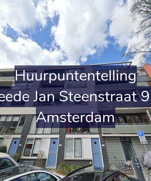 Foto gevel Huurpuntentelling voor Tweede Jan Steenstraat 91-B, Amsterdam