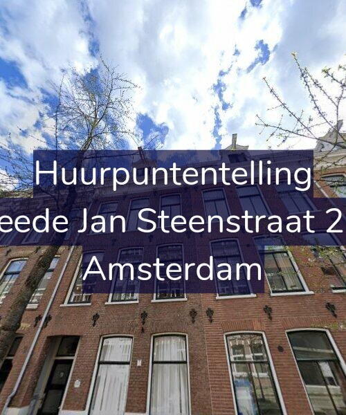Foto gevel Huurpuntentelling voor Tweede Jan Steenstraat 22-2, Amsterdam