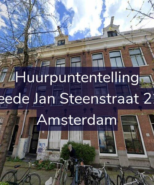 Foto gevel Huurpuntentelling voor Tweede Jan Steenstraat 22-H, Amsterdam
