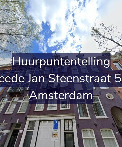 Foto gevel Huurpuntentelling voor Tweede Jan Steenstraat 56-2, Amsterdam