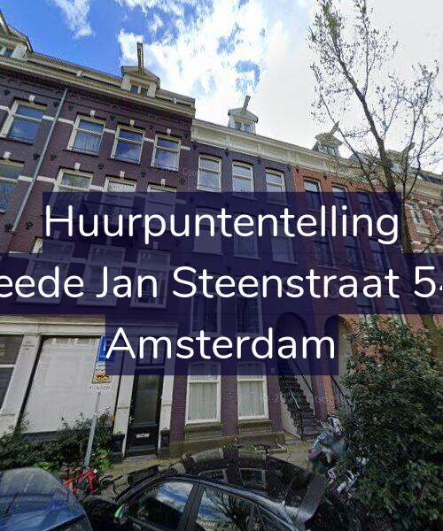 Foto gevel Huurpuntentelling voor Tweede Jan Steenstraat 54-H, Amsterdam