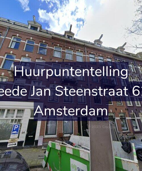 Foto gevel Huurpuntentelling voor Tweede Jan Steenstraat 62-H, Amsterdam