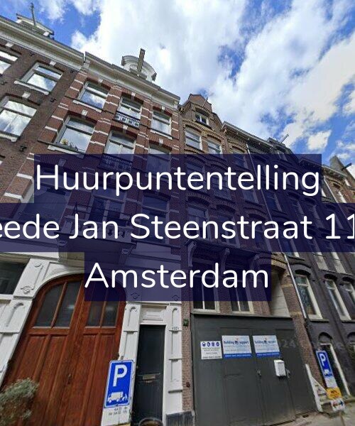 Foto gevel Huurpuntentelling voor Tweede Jan Steenstraat 119-1, Amsterdam