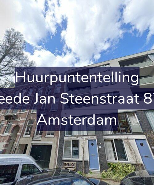 Foto gevel Huurpuntentelling voor Tweede Jan Steenstraat 87-A, Amsterdam
