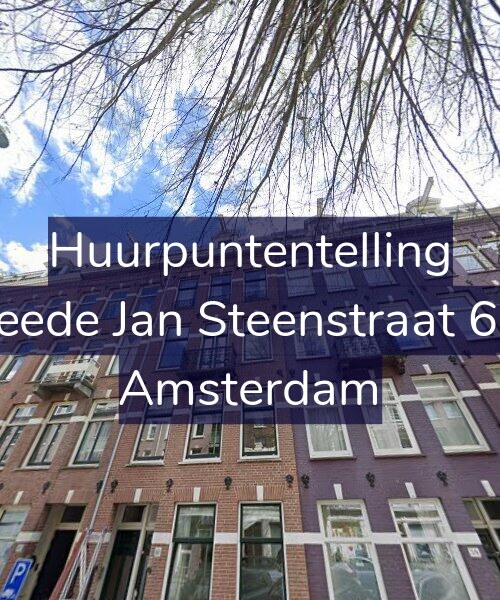 Foto gevel Huurpuntentelling voor Tweede Jan Steenstraat 60-2, Amsterdam