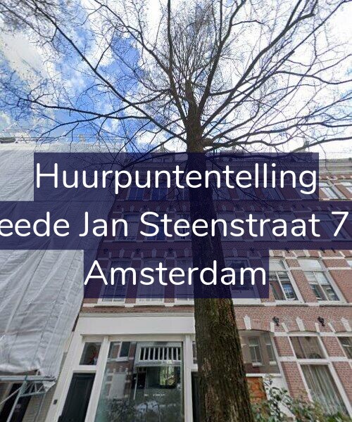 Foto gevel Huurpuntentelling voor Tweede Jan Steenstraat 78-3, Amsterdam