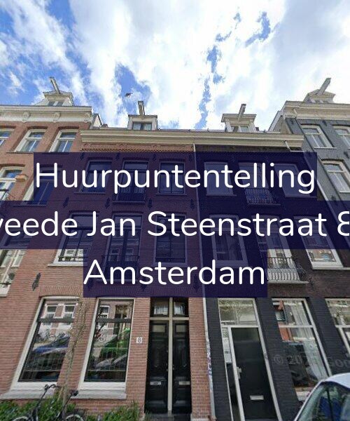 Foto gevel Huurpuntentelling voor Tweede Jan Steenstraat 8-A, Amsterdam