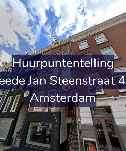 Foto gevel Huurpuntentelling voor Tweede Jan Steenstraat 42-1, Amsterdam