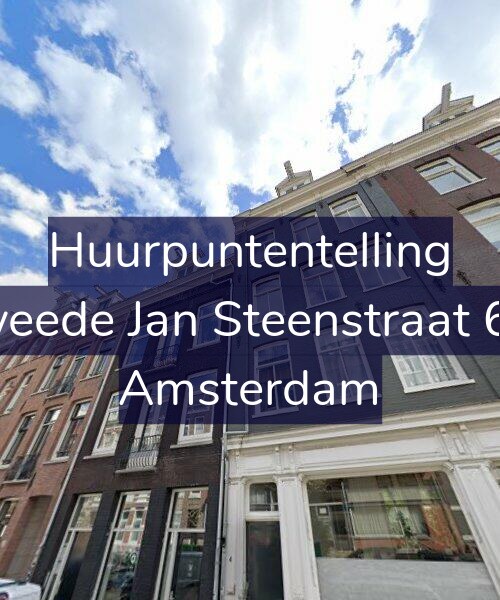 Foto gevel Huurpuntentelling voor Tweede Jan Steenstraat 6-2, Amsterdam