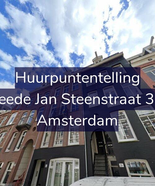 Foto gevel Huurpuntentelling voor Tweede Jan Steenstraat 30-2, Amsterdam