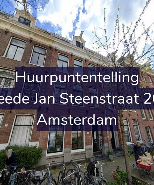 Foto gevel Huurpuntentelling voor Tweede Jan Steenstraat 20-H, Amsterdam