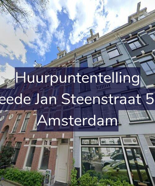 Foto gevel Huurpuntentelling voor Tweede Jan Steenstraat 50-2, Amsterdam
