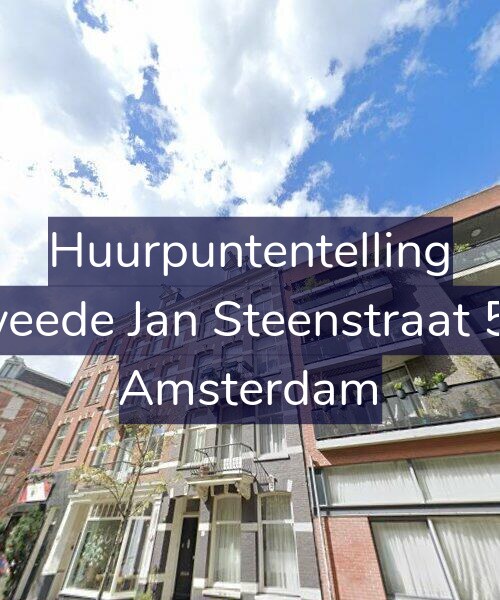 Foto gevel Huurpuntentelling voor Tweede Jan Steenstraat 5-3, Amsterdam