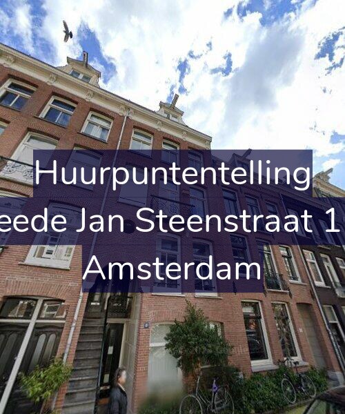Foto gevel Huurpuntentelling voor Tweede Jan Steenstraat 10-B, Amsterdam