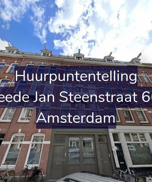 Foto gevel Huurpuntentelling voor Tweede Jan Steenstraat 66-A, Amsterdam