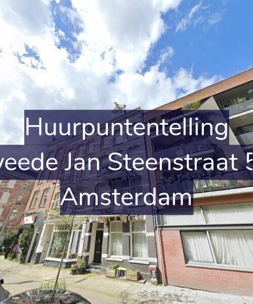 Foto gevel Huurpuntentelling voor Tweede Jan Steenstraat 5-1, Amsterdam