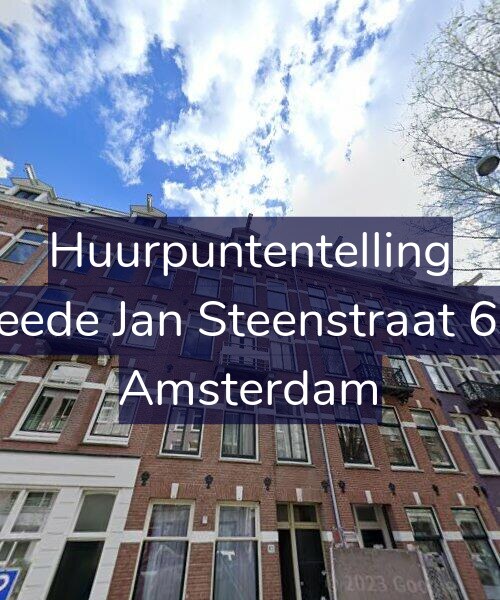 Foto gevel Huurpuntentelling voor Tweede Jan Steenstraat 62-2, Amsterdam