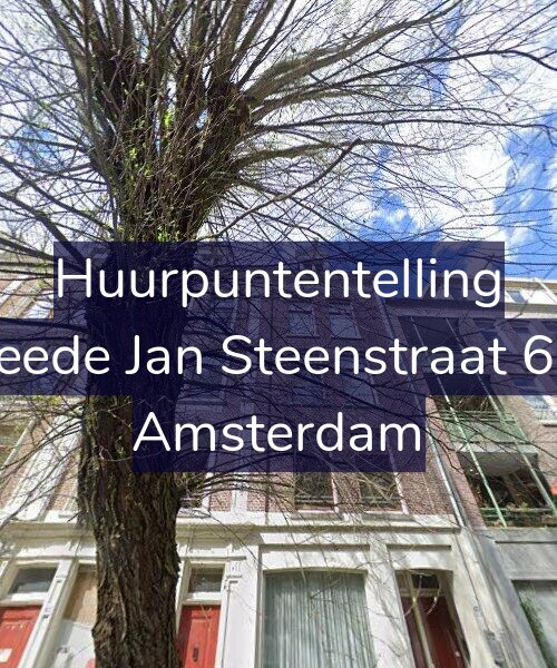 Foto gevel Huurpuntentelling voor Tweede Jan Steenstraat 63-2, Amsterdam