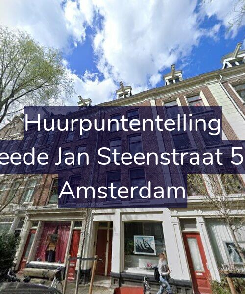 Foto gevel Huurpuntentelling voor Tweede Jan Steenstraat 57-1, Amsterdam