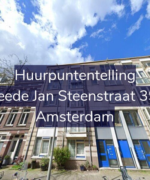 Foto gevel Huurpuntentelling voor Tweede Jan Steenstraat 39-D, Amsterdam