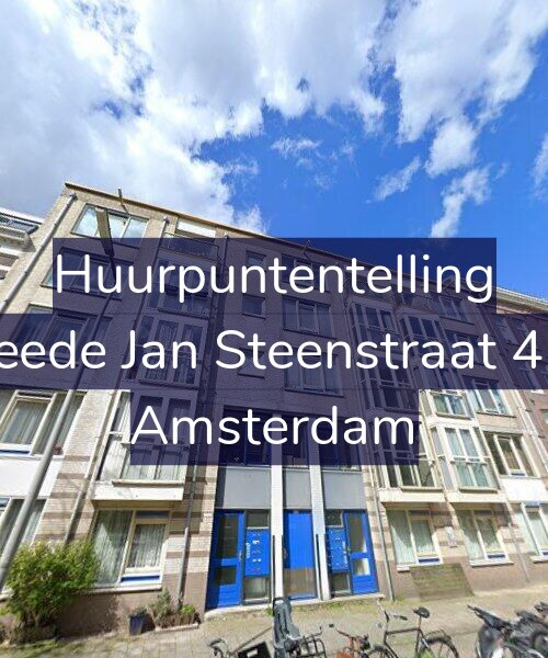 Foto gevel Huurpuntentelling voor Tweede Jan Steenstraat 41-B, Amsterdam