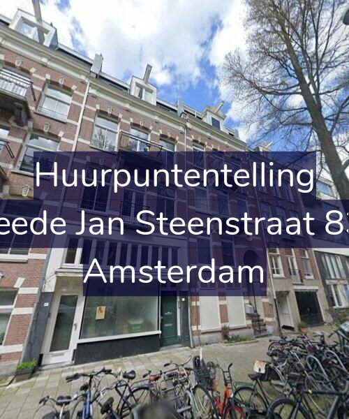 Foto gevel Huurpuntentelling voor Tweede Jan Steenstraat 83-H, Amsterdam