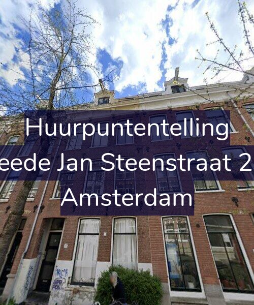 Foto gevel Huurpuntentelling voor Tweede Jan Steenstraat 22-1, Amsterdam
