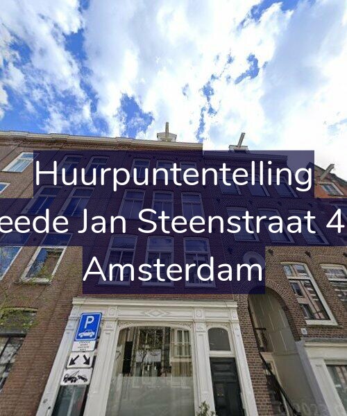 Foto gevel Huurpuntentelling voor Tweede Jan Steenstraat 40-2, Amsterdam