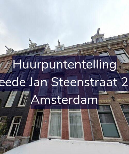 Foto gevel Huurpuntentelling voor Tweede Jan Steenstraat 26-1, Amsterdam