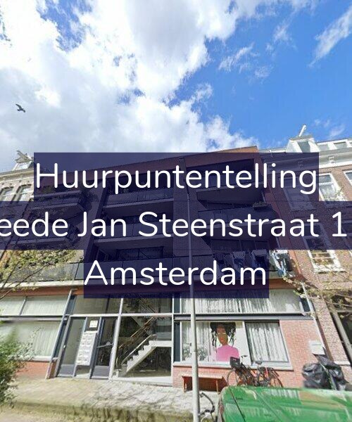 Foto gevel Huurpuntentelling voor Tweede Jan Steenstraat 11-B, Amsterdam