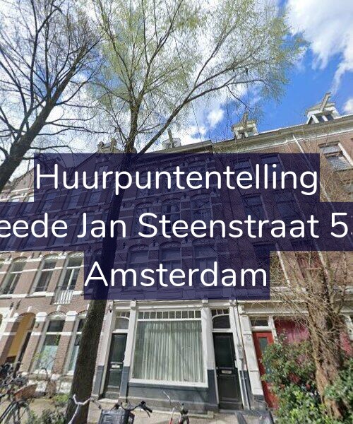 Foto gevel Huurpuntentelling voor Tweede Jan Steenstraat 53-A, Amsterdam