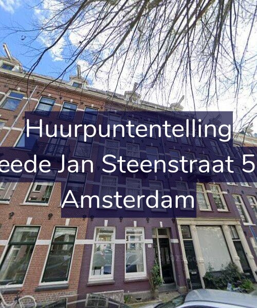 Foto gevel Huurpuntentelling voor Tweede Jan Steenstraat 58-4, Amsterdam