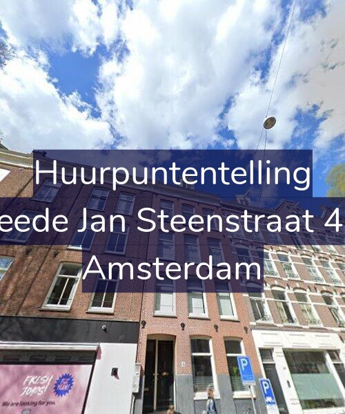 Foto gevel Huurpuntentelling voor Tweede Jan Steenstraat 45-2, Amsterdam