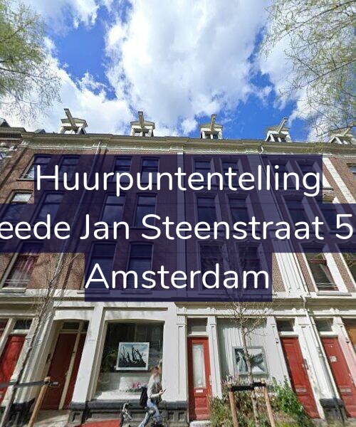 Foto gevel Huurpuntentelling voor Tweede Jan Steenstraat 59-1, Amsterdam