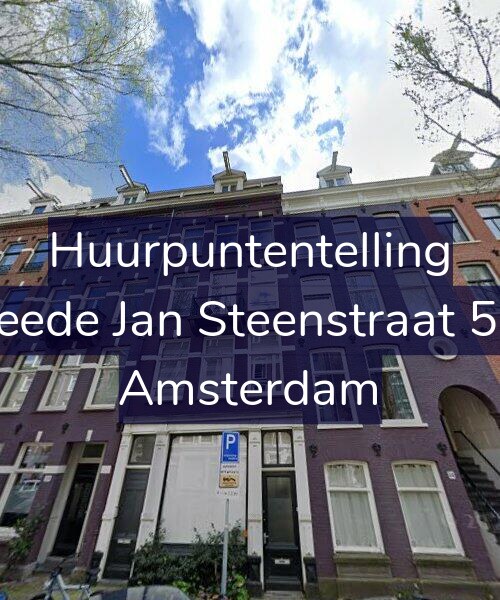 Foto gevel Huurpuntentelling voor Tweede Jan Steenstraat 56-1, Amsterdam