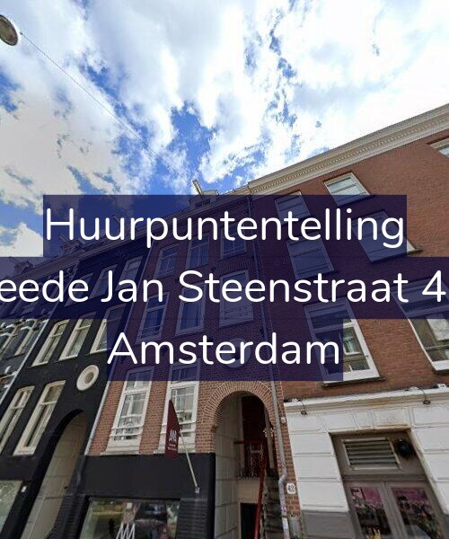 Foto gevel Huurpuntentelling voor Tweede Jan Steenstraat 42-2, Amsterdam