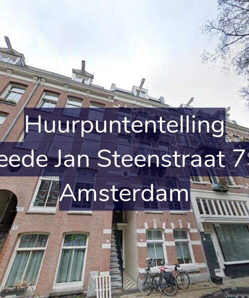 Foto gevel Huurpuntentelling voor Tweede Jan Steenstraat 79-A, Amsterdam