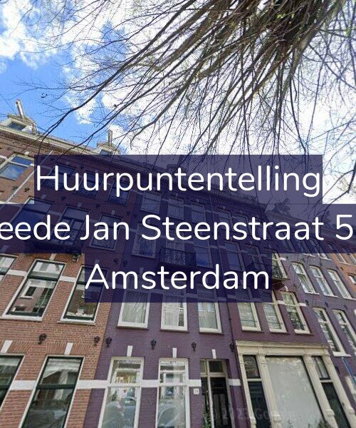 Foto gevel Huurpuntentelling voor Tweede Jan Steenstraat 58-2, Amsterdam