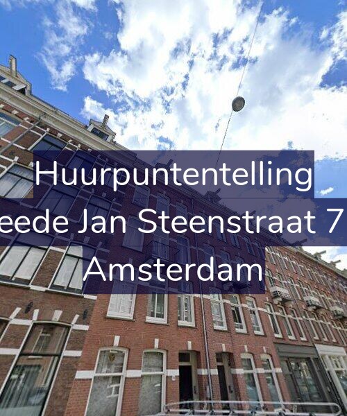 Foto gevel Huurpuntentelling voor Tweede Jan Steenstraat 70-2, Amsterdam