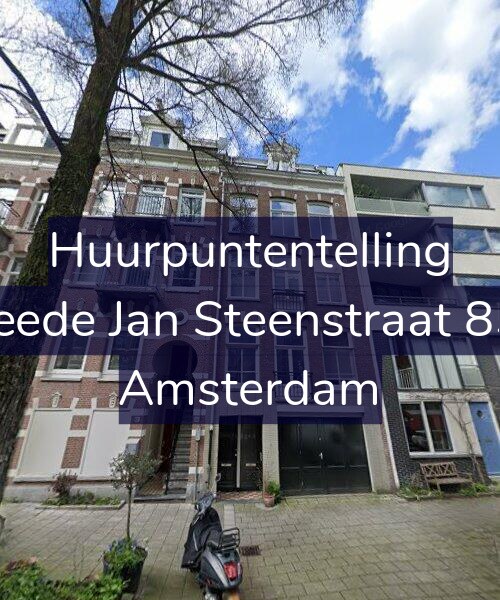 Foto gevel Huurpuntentelling voor Tweede Jan Steenstraat 85-H, Amsterdam