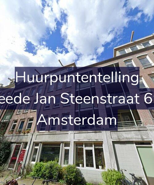 Foto gevel Huurpuntentelling voor Tweede Jan Steenstraat 69-C, Amsterdam