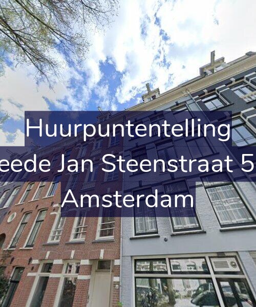 Foto gevel Huurpuntentelling voor Tweede Jan Steenstraat 50-3, Amsterdam
