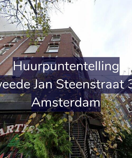 Foto gevel Huurpuntentelling voor Tweede Jan Steenstraat 3-2, Amsterdam