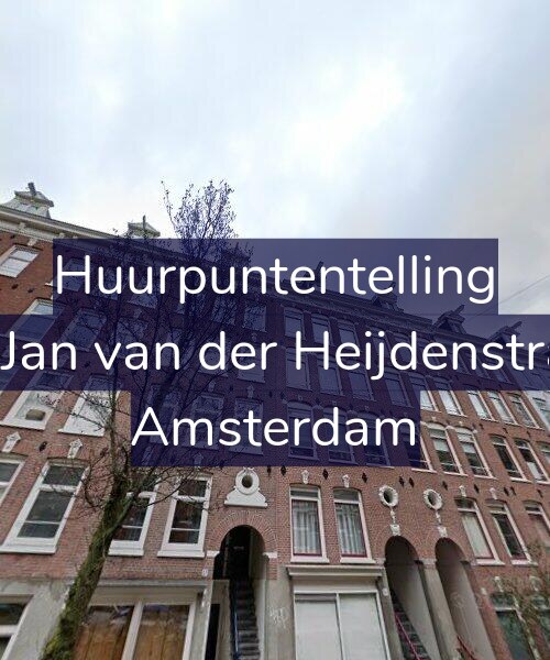 Foto gevel Huurpuntentelling voor Tweede Jan van der Heijdenstraat 59-2, Amsterdam