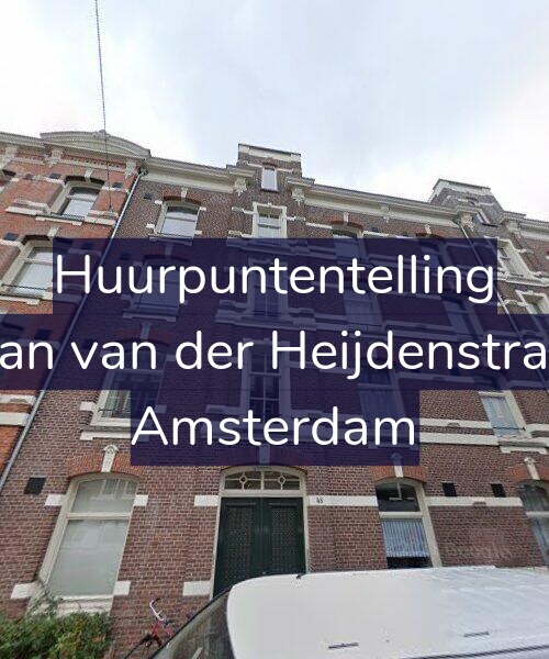 Foto gevel Huurpuntentelling voor Tweede Jan van der Heijdenstraat 48-HR, Amsterdam
